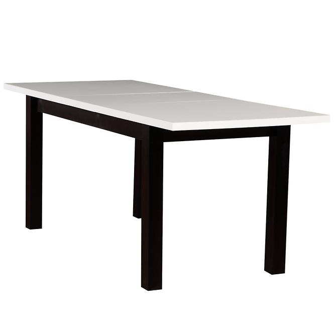Rozkladací stôl ST28 140/180x80cm biely/cierny,2