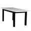 Rozkladací stôl ST28 140/180x80cm biely/cierny,2