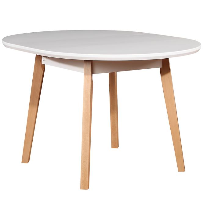 Rozkladací stôl ST39 100/130x100cm biely/buk,2