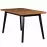 Rozkladací stôl ST41 140/180x80cm dub wotan/cierny