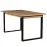 Rozkladací stôl ST42 150/198x85 cm  dub wotan/čierny
