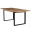 Rozkladací stôl ST42 150/198x85 cm  dub wotan/čierny,2