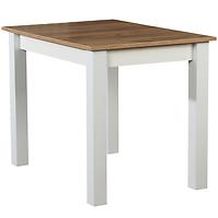 Stôl ST29 100X70 dub wotan/biely