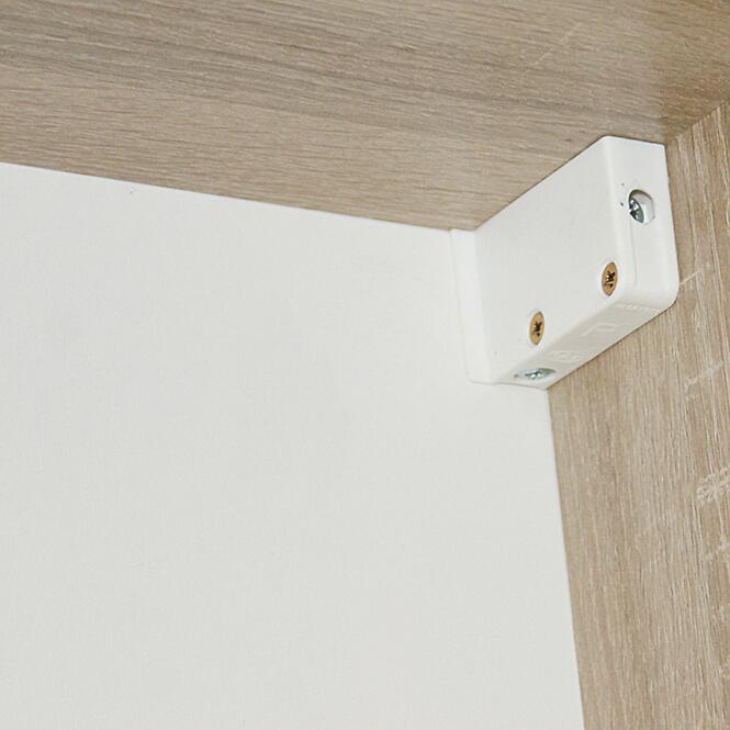 Kuchynská skrinka Premio 13D Sonoma/Biela/Cappuccino lesk