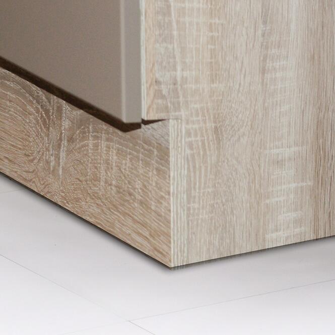 Kuchynská skrinka Premio 13D Sonoma/Biela/Cappuccino lesk,9