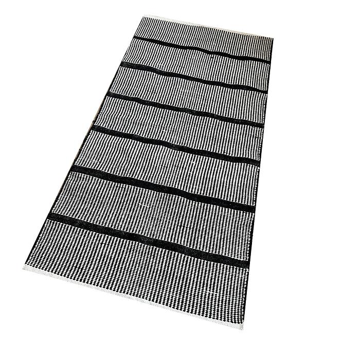 Koberec Breton Stripe 0,8/1,5 DO-RUG-C1005 čierný