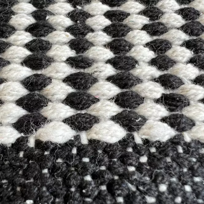 Koberec Breton Stripe 0,8/1,5 DO-RUG-C1005 čierný