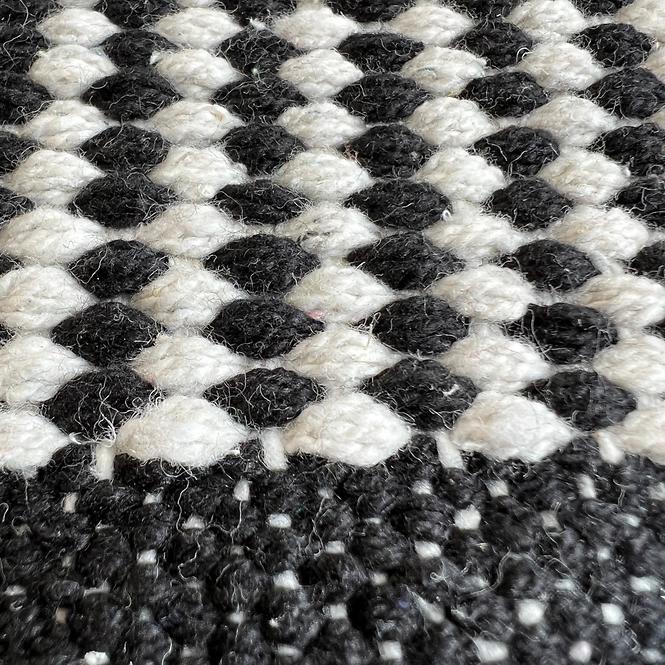Koberec Breton Stripe 0,8/1,5 DO-RUG-C1005 čierný