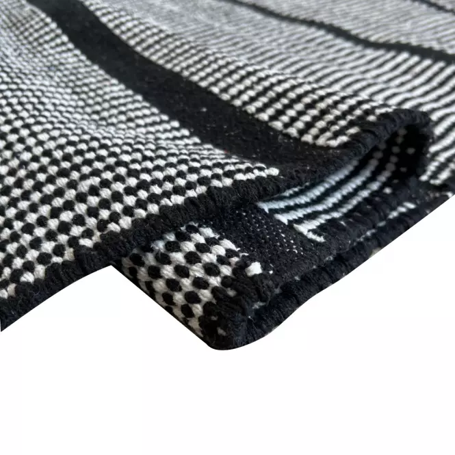Koberec Breton Stripe 0,8/1,5 DO-RUG-C1005 čierný