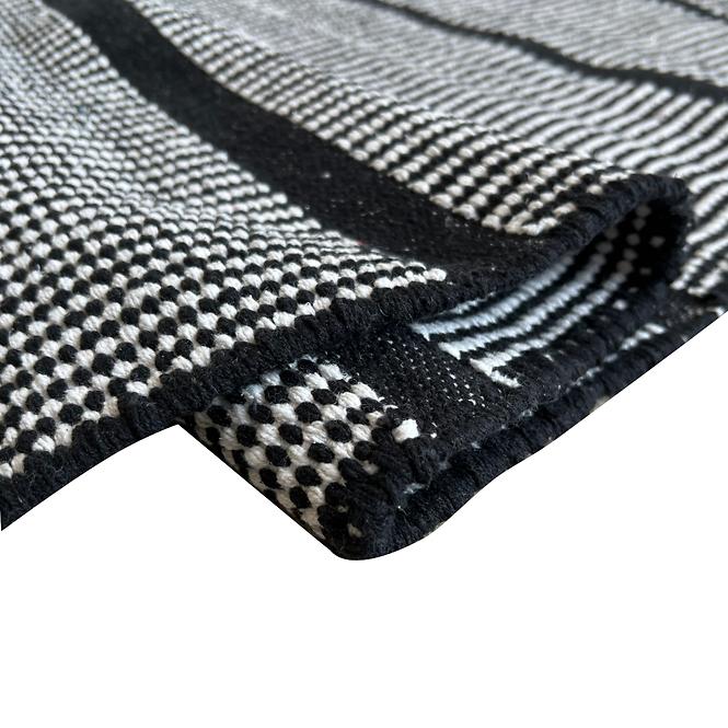 Koberec Breton Stripe 0,8/1,5 DO-RUG-C1005 čierný