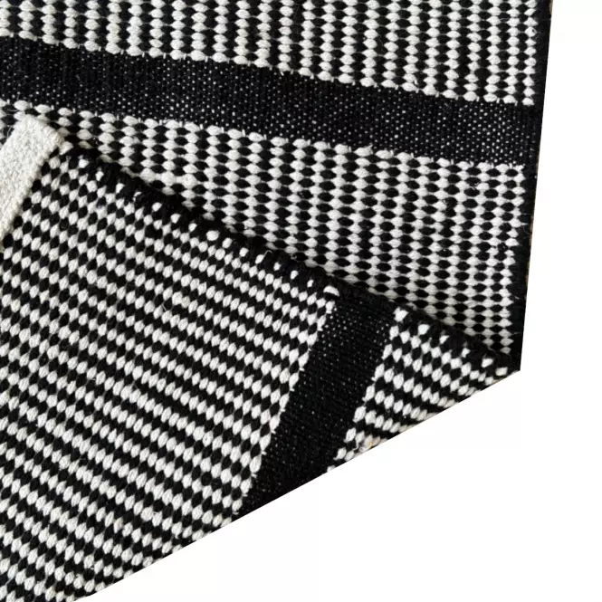 Koberec Breton Stripe 0,8/1,5 DO-RUG-C1005 čierný