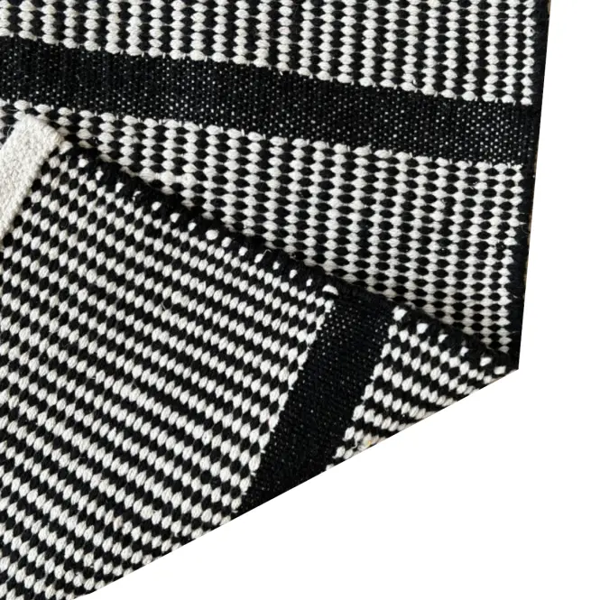 Koberec Breton Stripe 0,8/1,5 DO-RUG-C1005 čierny,8