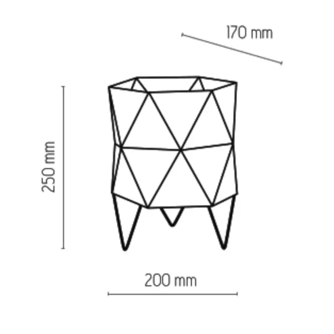 Stolná lampa Siro biela 5168 LB1,2