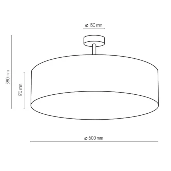 Luster Rondo 600 white 4242 LW4