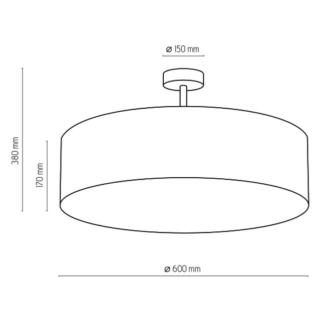 Luster Rondo 600 white 4242 LW4