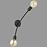 Svietidlo Helix black 2721 LW2
