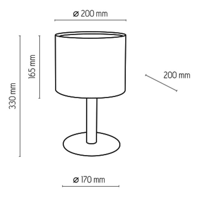 Stolná lampa Deva biela 5217 LB1