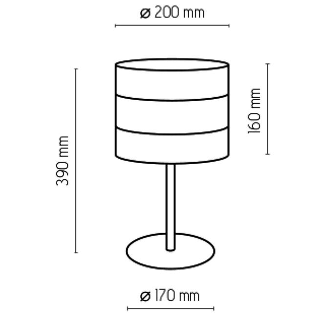 Stolná lampa Togo biela 5056 LB1