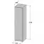 Skriňa Cadixo 50 1D Dub Sonoma,5