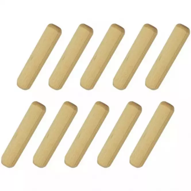 Nábytkový kolík drevený bukový Ø10 mm 40 mm  10 ks