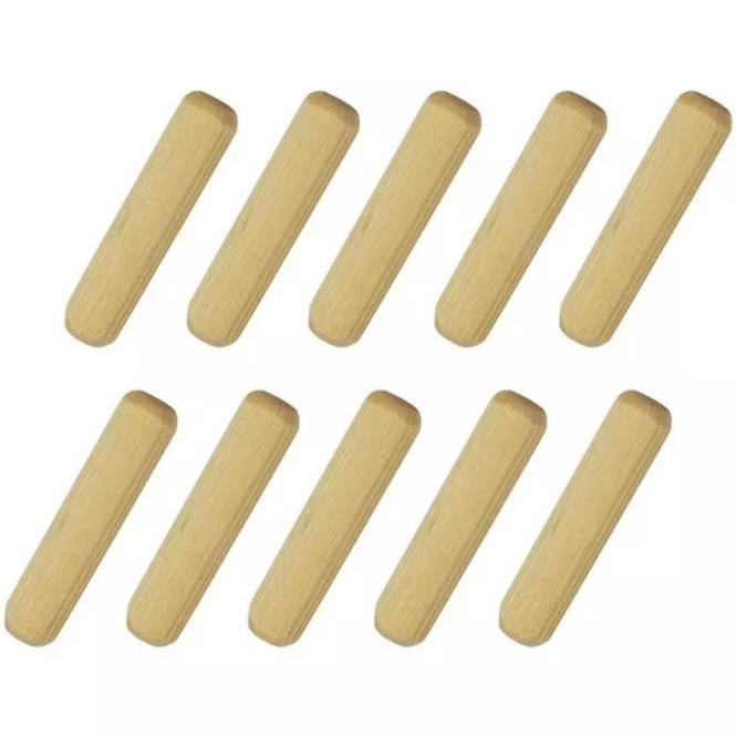 Nábytkový kolík drevený bukový Ø10 mm 40 mm  10 ks