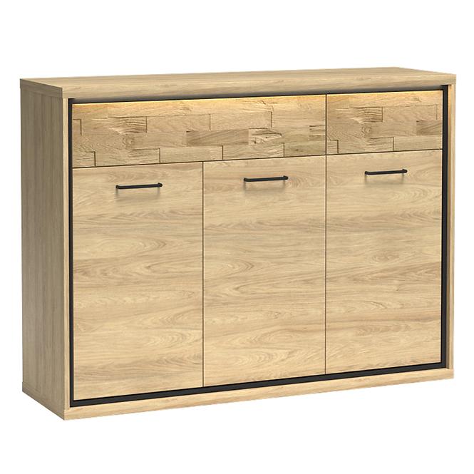 Komoda M7 Doska Mediolan Natural Hikora