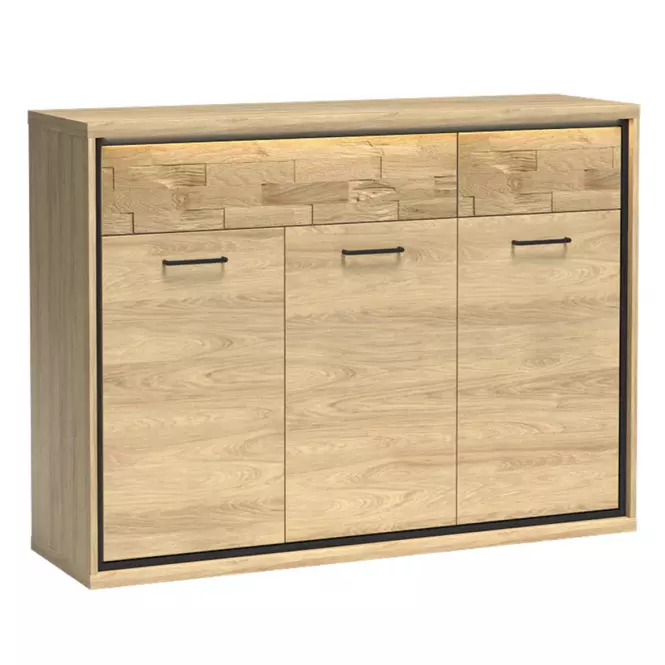 Komoda M7 Doska Mediolan Natural Hikora,2