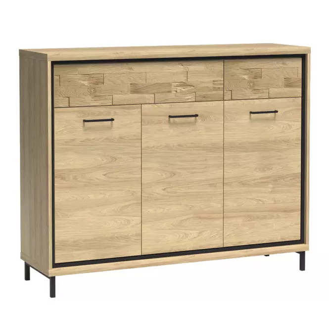 Komoda M7 Doska Mediolan Natural Hikora