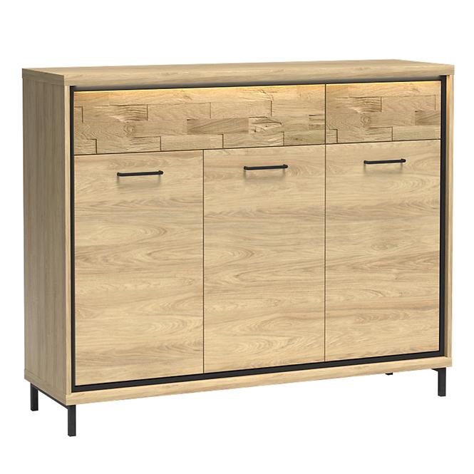 Komoda M7 Doska Mediolan Natural Hikora