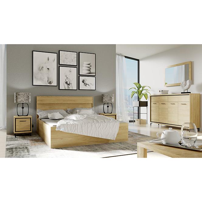 Komoda M7 Mediolan Natural Hikora,14