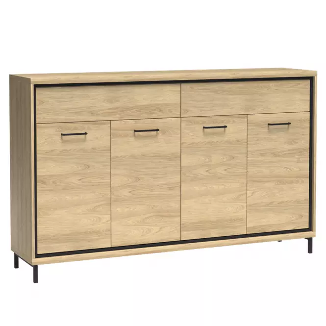 Komoda M8 Mediolan Natural Hikora,3