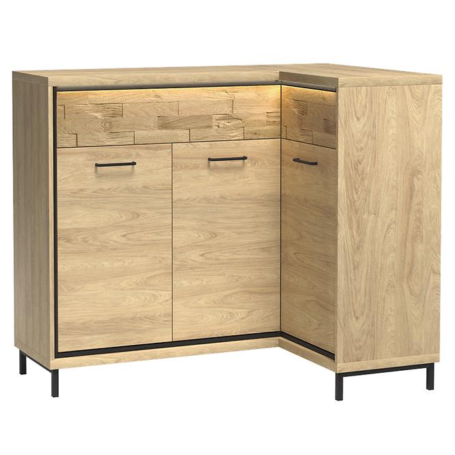 Komoda Rohová Doska M15 Mediolan Natural Hikora,5