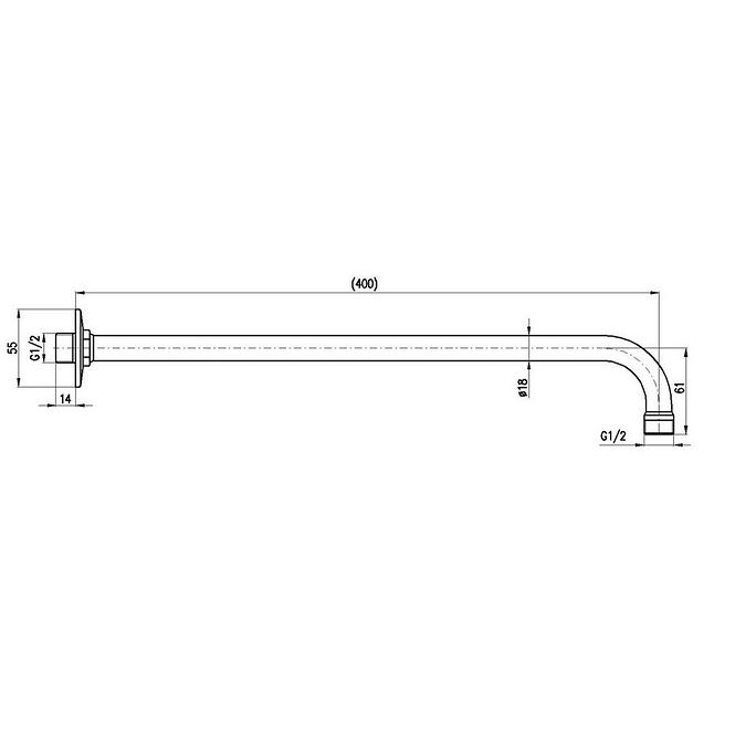 Kovový držiak na strop MD0150CMATC,2