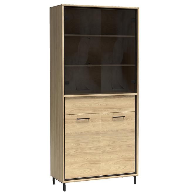 Vitrína M3 Mediolan Natural Hikora,4
