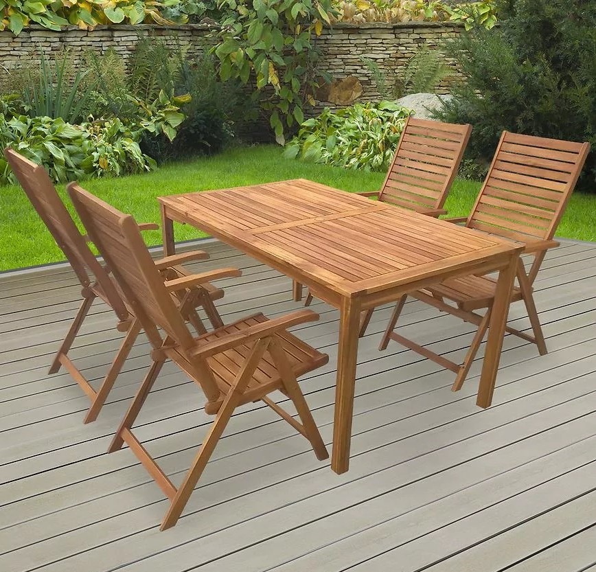 Záhradné drevené stoly- Merkury Market