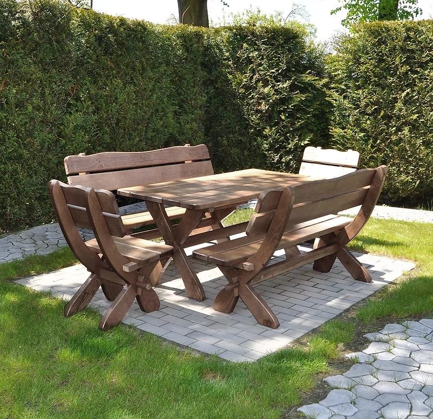 Záhradné drevené stoly- Merkury Market