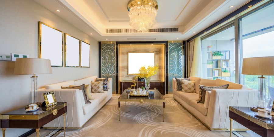 Útulná obývačka – moderný interiér a vhodné dekorácie