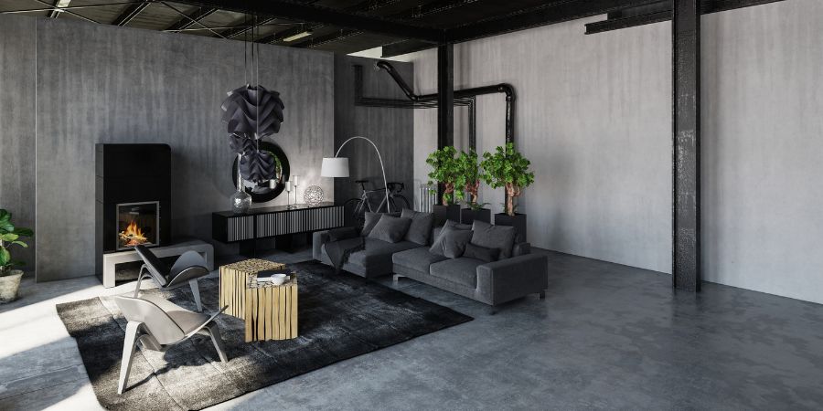Betónové podlahy: surový šarm a minimalistický dizajn