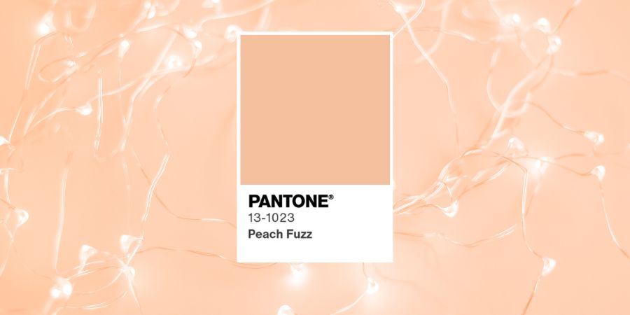 Peach Fuzz - farba Pantone pre rok 2024