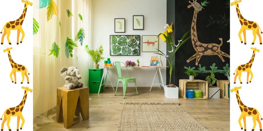 Ako zariadiť detskú izbu s tematikou safari?